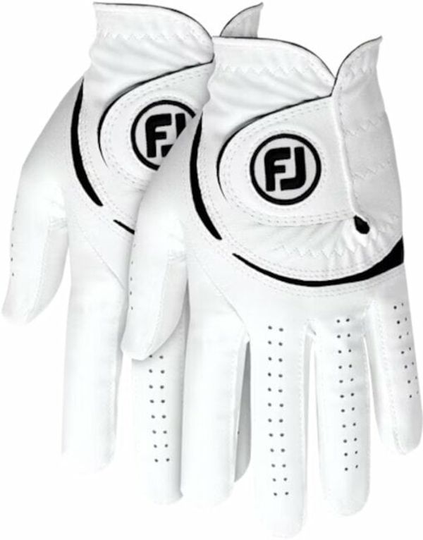 Footjoy Footjoy Weathersof Golf (2 Pack) White/Black Leva roka M Moške rokavice