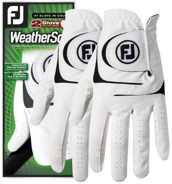 Footjoy Footjoy WeatherSof White Leva roka ML Ženske rokavice