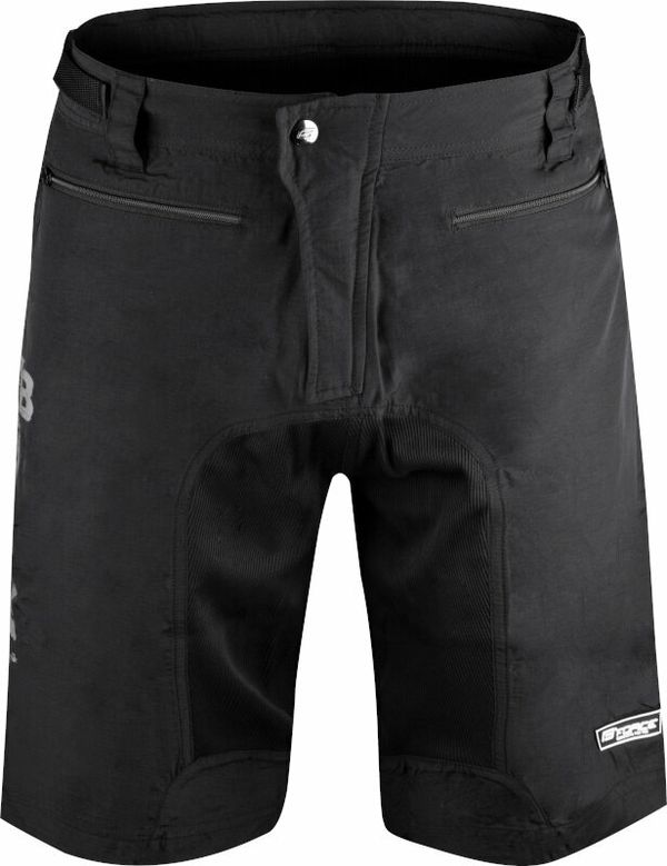 Force Force MTB-11 Shorts Removable Pad Black 2XL Kolesarske hlače