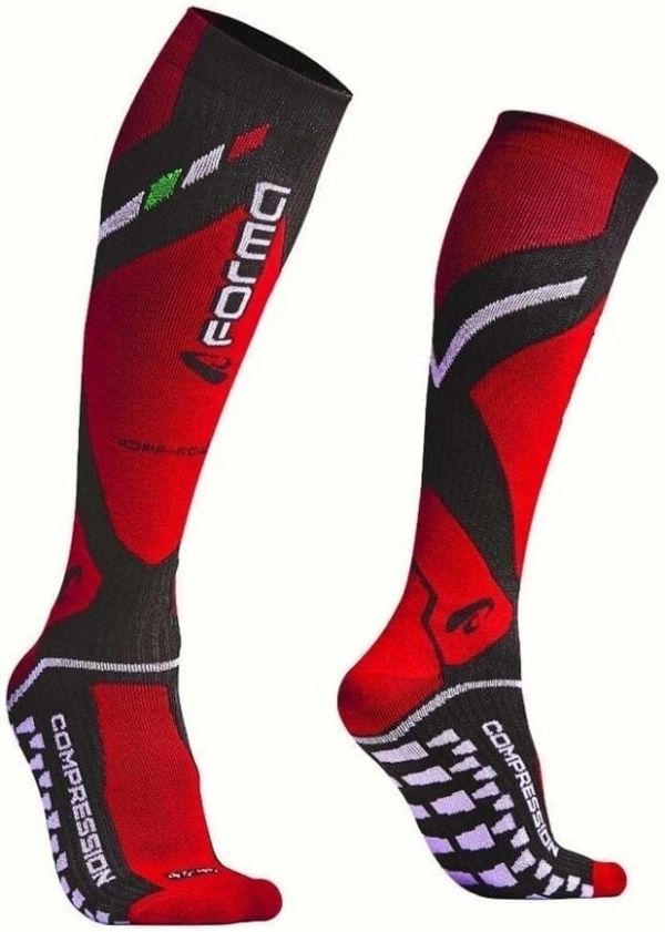 Forma Boots Forma Boots Nogavice Off-Road Compression Socks Black/Red 43/46
