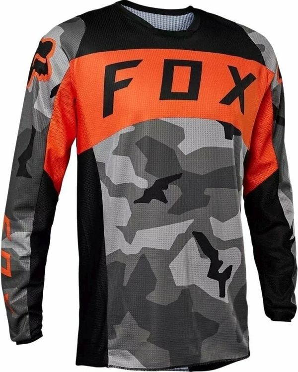 FOX FOX 180 Bnkr Jersey Grey Camo L MX dres