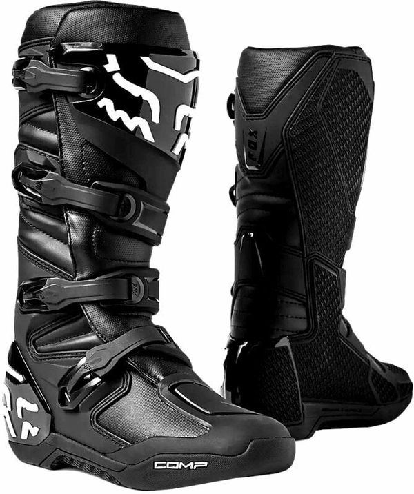 FOX FOX Comp Boots Black 42,5 Motoristični čevlji