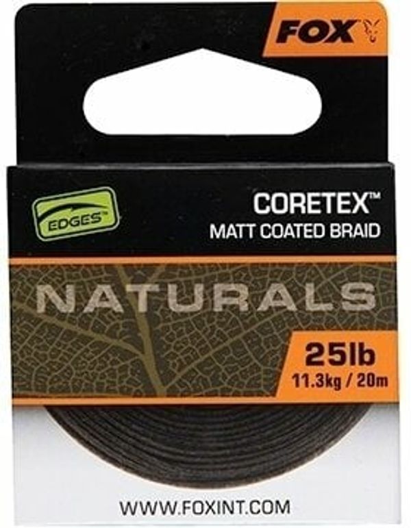 Fox Fishing Fox Fishing Edges Naturals Coretex 20 m 25 lbs-11,3 kg Vrvica