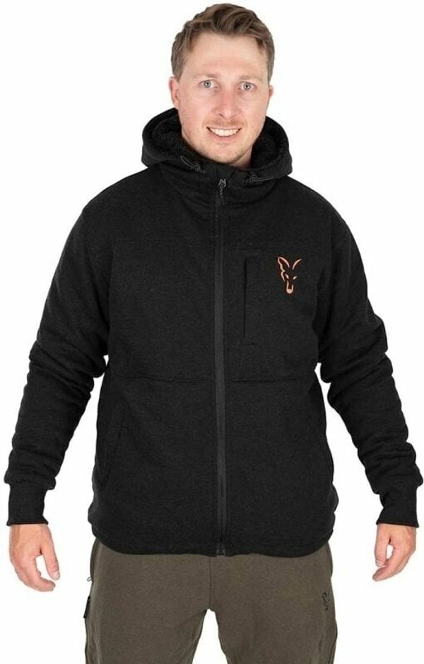 Fox Fishing Fox Fishing Jopa Collection Sherpa Hoody Black/Orange 2XL