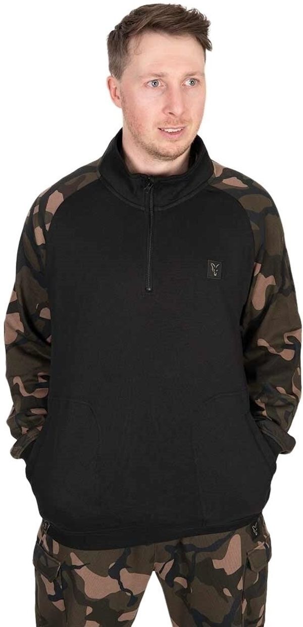 Fox Fishing Fox Fishing Jopa LW Black/Camo Qtr Zip - M