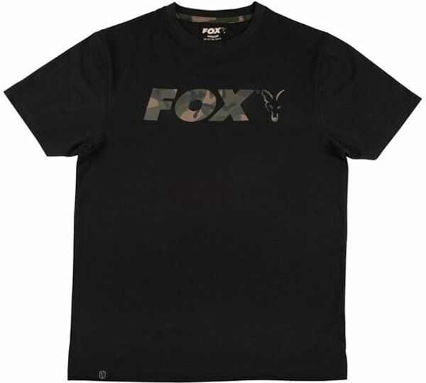Fox Fishing Fox Fishing Majica Logo T-Shirt Black/Camo 3XL