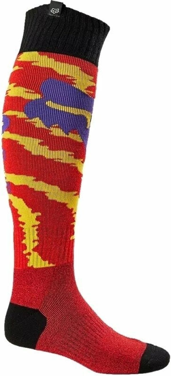 FOX FOX Nogavice 180 Nuklr Socks Fluo Red L