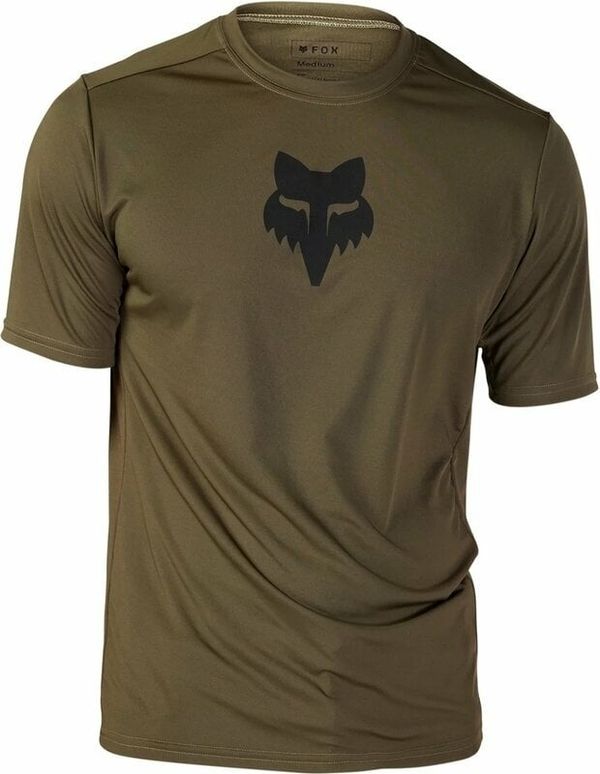 FOX FOX Ranger Lab Head Short Sleeve Jersey Jersey Olive Green S