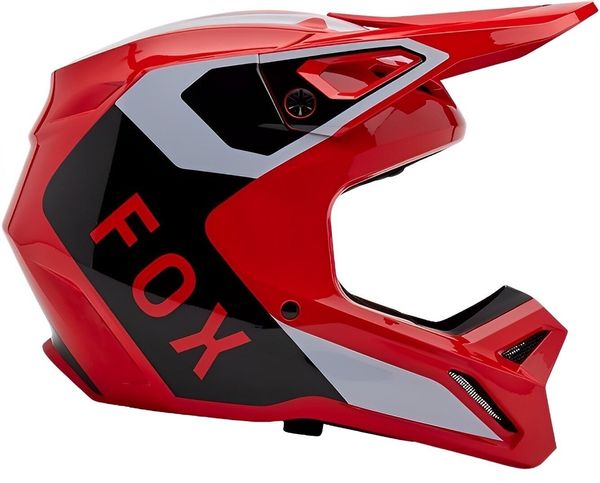 FOX FOX V1 Lean Fluorescent Red XL Čelada