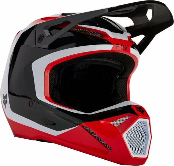 FOX FOX V1 Nitro Helmet Fluorescent Red XL Čelada