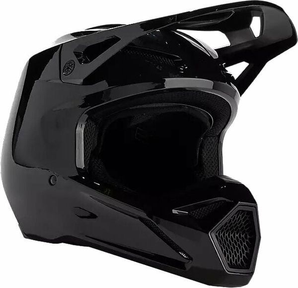FOX FOX V1 Solid Helmet Black S Čelada