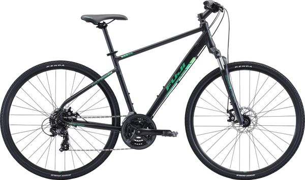 Fuji Fuji Traverse 1.7 Satin Black/Green L Cross / Treking kolo