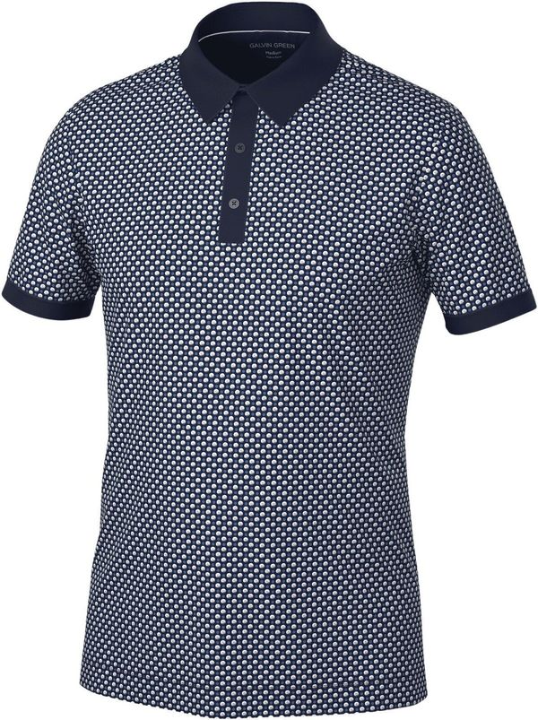 Galvin Green Galvin Green Mate Mens Polo Shirt Cool Grey/Navy XL