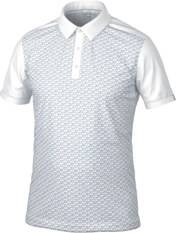 Galvin Green Galvin Green Mio Mens Polo Shirt Grey/White L