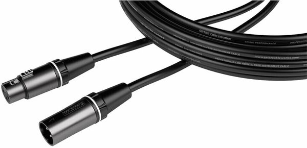 Gator Cableworks Gator Cableworks Composer Series XLR Microphone Cable Črna 9 m
