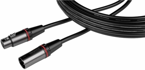 Gator Cableworks Gator Cableworks Headliner Series XLR Microphone Cable Črna 9 m