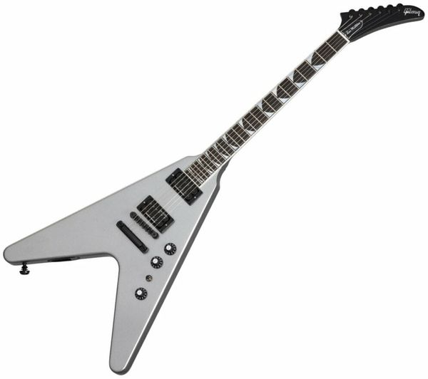 Gibson Gibson Dave Mustaine Flying V Silver Metallic