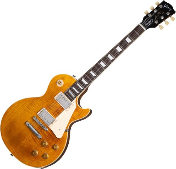 Gibson Gibson Les Paul Standard 50s Figured Top Honey Amber Električna kitara