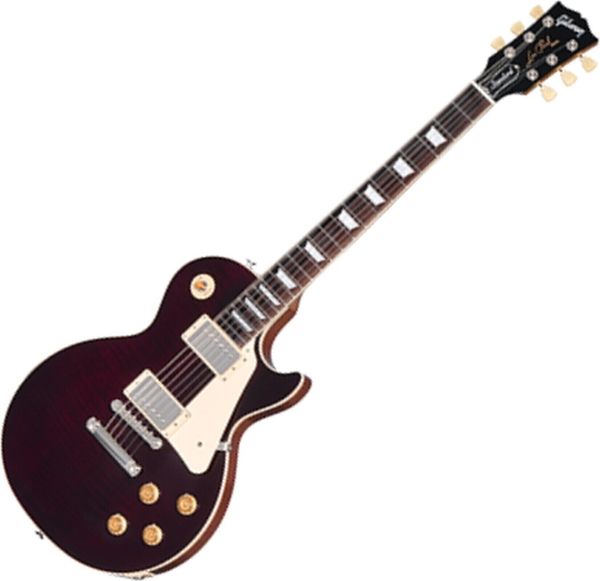 Gibson Gibson Les Paul Standard 50s Figured Top Translucent Oxblood Električna kitara