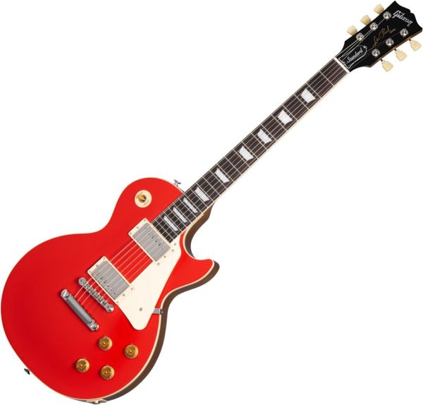 Gibson Gibson Les Paul Standard 50s Plain Top Cardinal Red Električna kitara