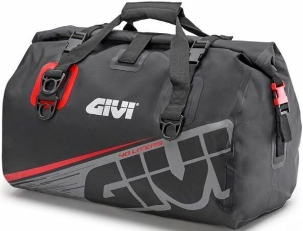 Givi Givi EA115GR Waterproof Cylinder Seat Bag 40L Grey Red
