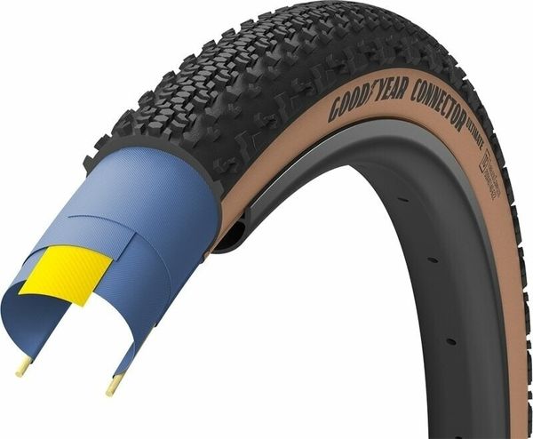 Goodyear Goodyear Connector Ultimate Tubeless Complete 29/28" (622 mm) 35.0 Black/Tan Folding Pnevmatika za cestno kolo