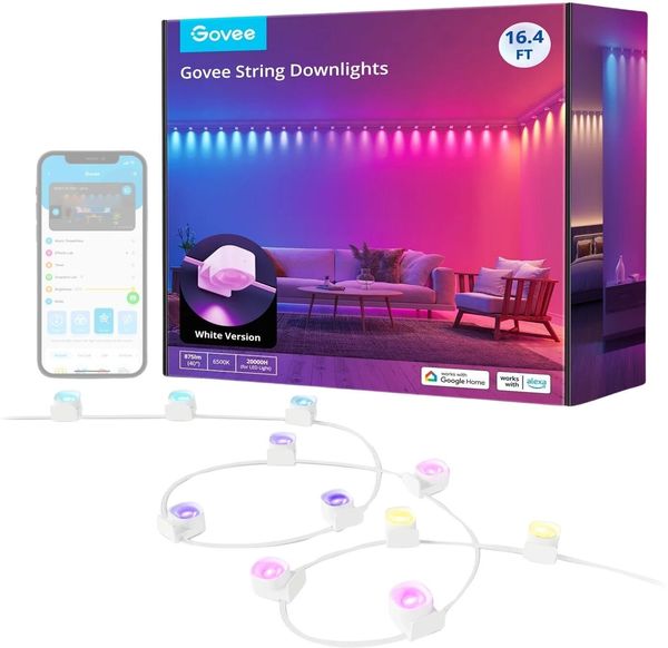 Govee Govee LED RGBIC String Downlights 5 m Studio luč
