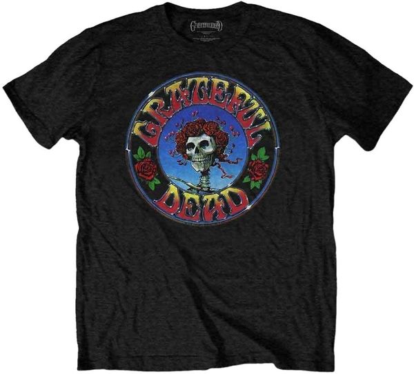 Grateful Dead Grateful Dead Majica Bertha Circle Vintage Wash Unisex Black 2XL