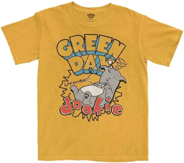 Green Day Green Day Majica Dookie Longview Unisex Orange 2XL