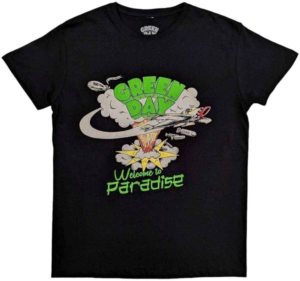 Green Day Green Day Majica Welcome to Paradise Unisex Black XL