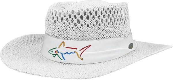 Greg Norman Greg Norman Signature Straw White Klobuk