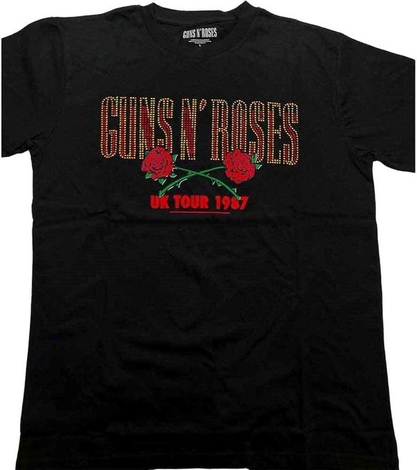 Guns N' Roses Guns N' Roses Majica 87 Tour Unisex Black 2XL