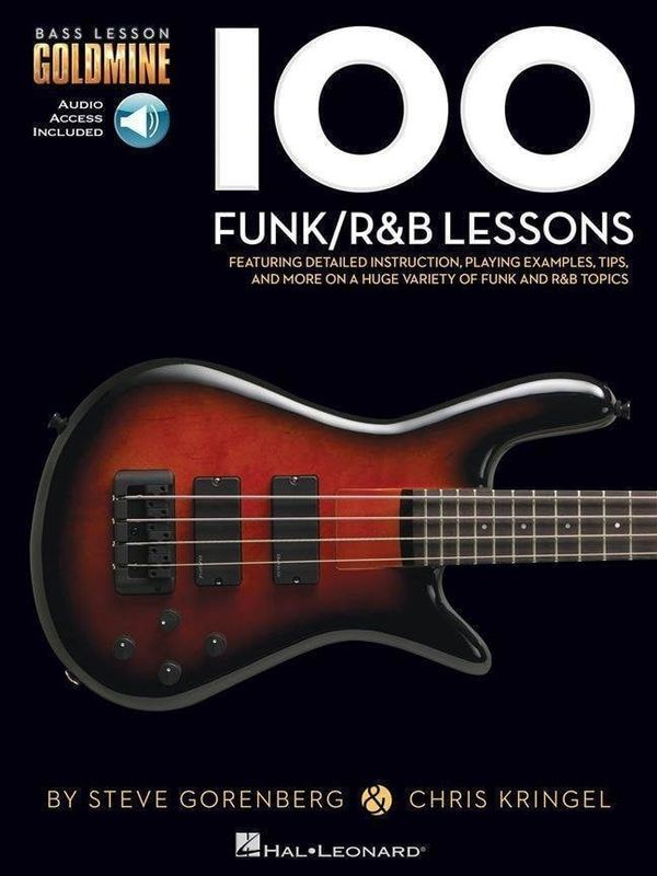 Hal Leonard Hal Leonard 100 Funk/R&B Lessons Bass Notna glasba