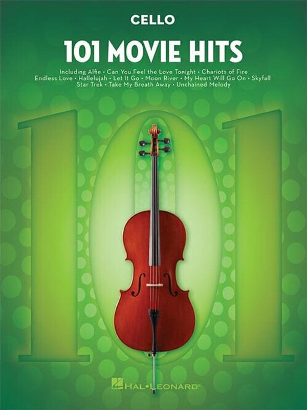 Hal Leonard Hal Leonard 101 Movie Hits For Cello Note