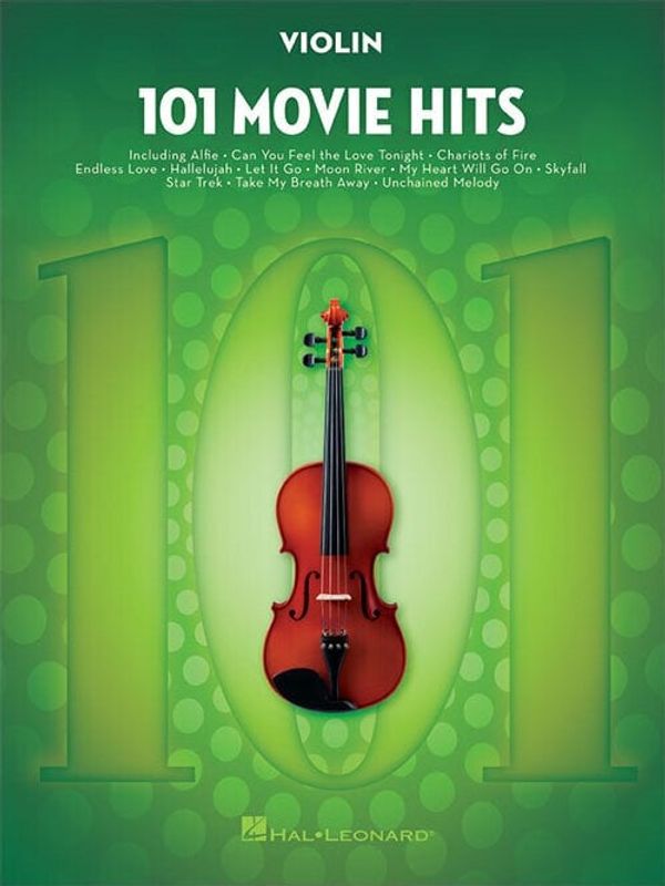 Hal Leonard Hal Leonard 101 Movie Hits For Violin Note