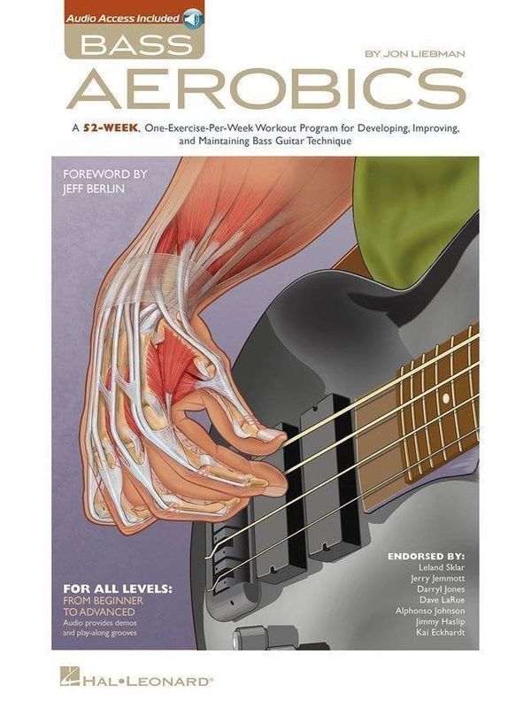 Hal Leonard Hal Leonard Bass Aerobics Book with Audio Online Note