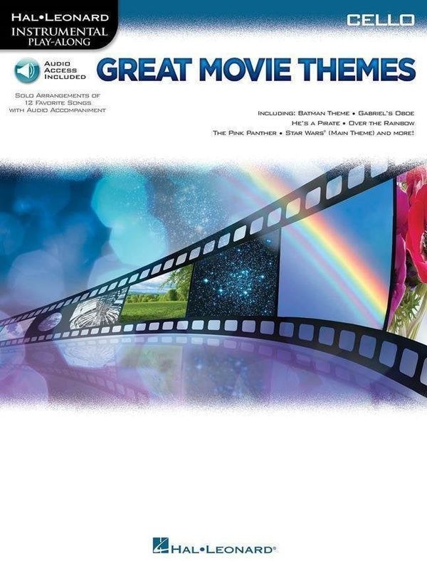 Hal Leonard Hal Leonard Great Movie Themes: Instrumental P-A Cello Violoncello Note