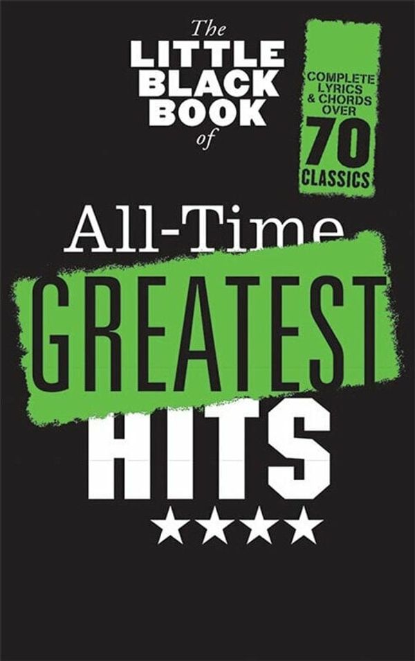 Hal Leonard Hal Leonard The Little Black Songbook: All-Time Greatest Hits Note