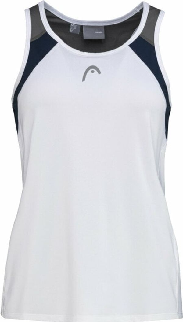 Head Head Club Jacob 22 Tank Top Women White/Dark Blue L Teniška majica