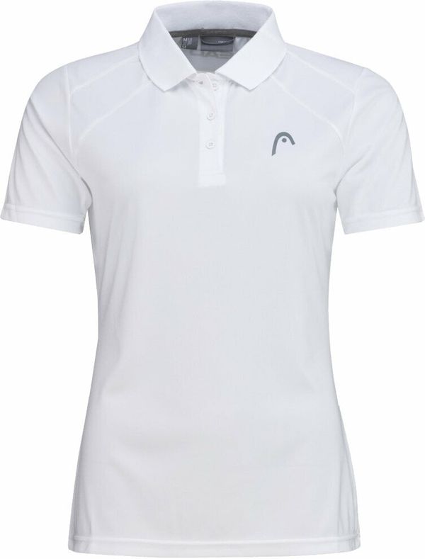 Head Head Club Jacob 22 Tech Polo Shirt Women White M Teniška majica