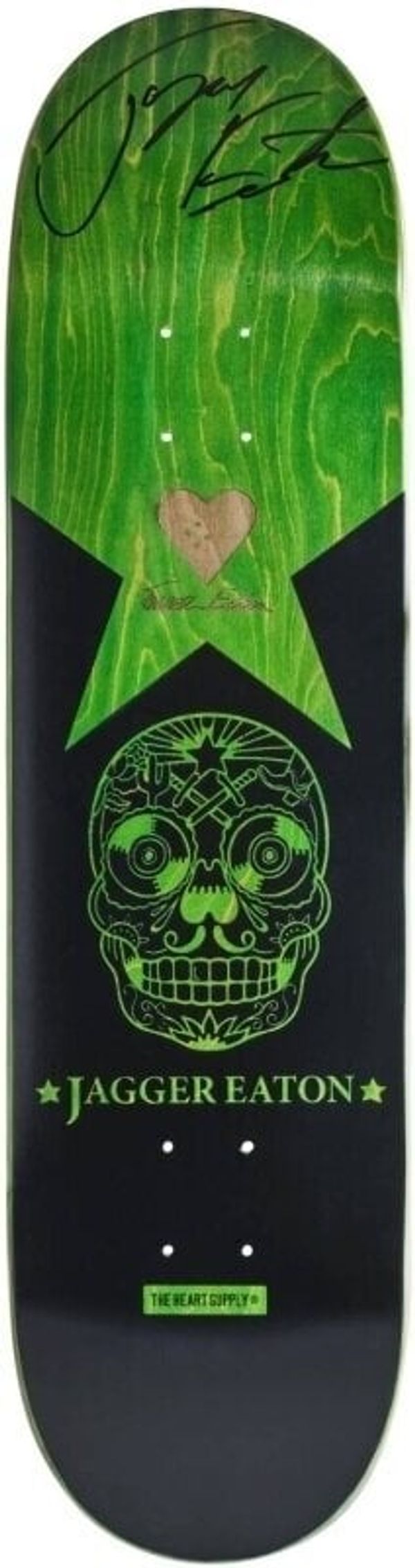 Heart Supply Heart Supply Jagger Eaton Signature Skateboard Deck Green 31,9"