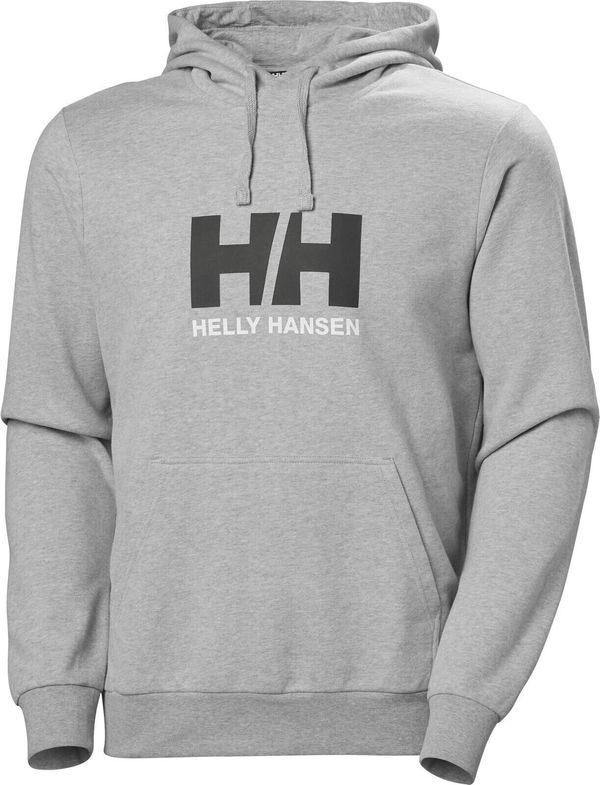 Helly Hansen Helly Hansen HH Logo Hoodie 2.0 Pulover Grey Melange M