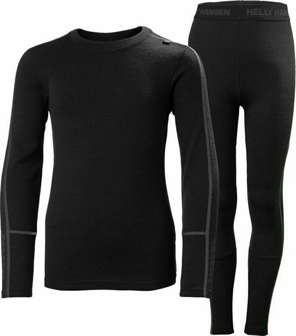 Helly Hansen Helly Hansen JR Lifa Merino Midweight Set Black 14 Spodnje perilo in nogavice