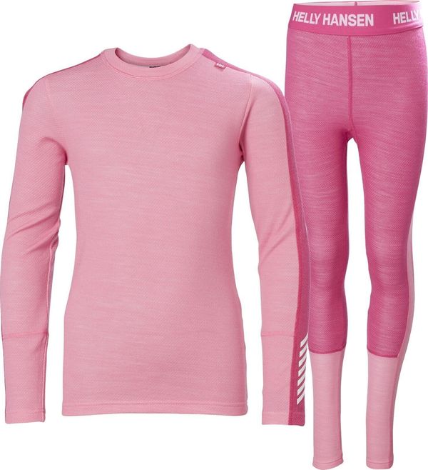 Helly Hansen Helly Hansen JR Lifa Merino Midweight Set Sugar Pink 152/12 Spodnje perilo in nogavice