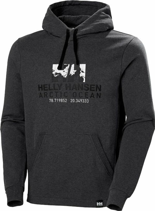 Helly Hansen Helly Hansen Men's Arctic Ocean Organic Cotton Jopa s kapuco Ebony Melange XL