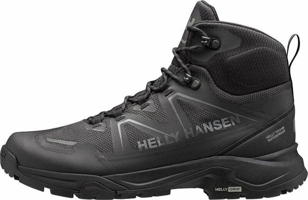 Helly Hansen Helly Hansen Men's Cascade Mid-Height Hiking Shoes Black/New Light Grey 44 Moški pohodni čevlji