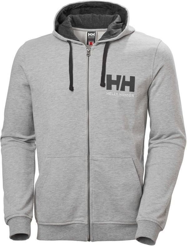 Helly Hansen Helly Hansen Men's HH Logo Full Zip Jopa s kapuco Grey Melange L