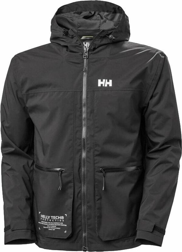 Helly Hansen Helly Hansen Men's Move Hooded Rain Jacket Black XL Jakna na postrem