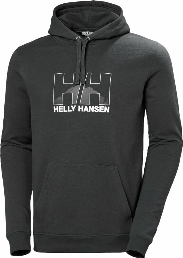 Helly Hansen Helly Hansen Nord Graphic Pull Over Hoodie Ebony XL Pulover na prostem
