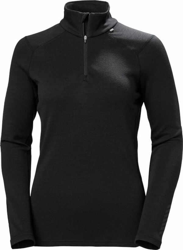 Helly Hansen Helly Hansen Women's Lifa Merino Midweight Half-Zip Black XS Termo spodnje perilo